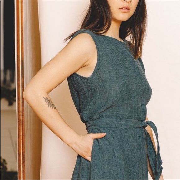 Esby Apparel Casey Linen Dress Size Small - Picture 4 of 9